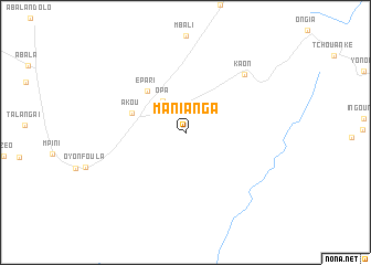 map of Manianga