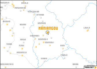 map of Maniangou