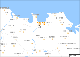 map of Maniao