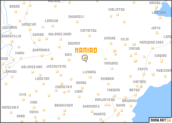 map of Maniao