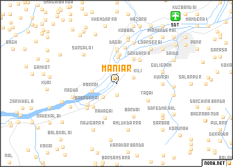 map of Māniār