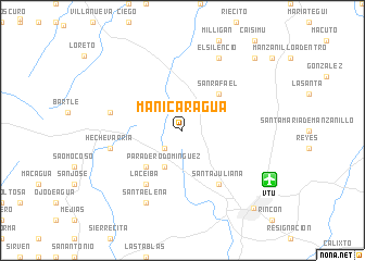 map of Manicaragua