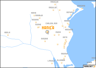 map of Manica