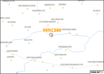 map of Manicoba