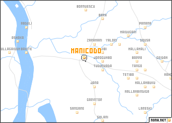 map of Manicodo