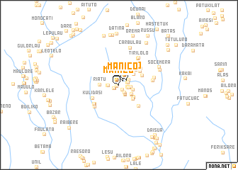 map of Manico