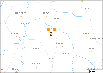 map of Manie I