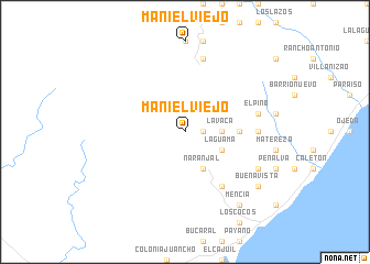 map of Maniel Viejo