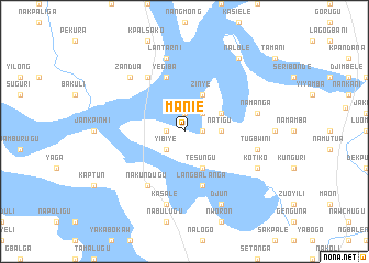 map of Manie