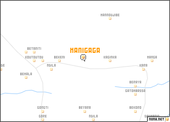 map of Manigaga
