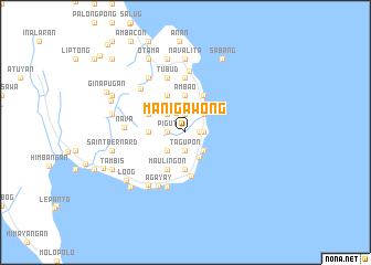 map of Manigawong