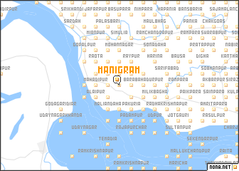 map of Manigrām