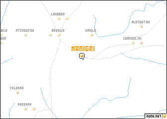 map of Manigri