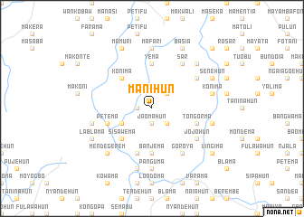 map of Manihun