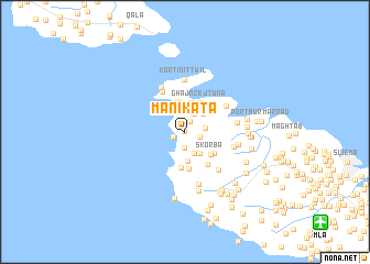 map of Manikata