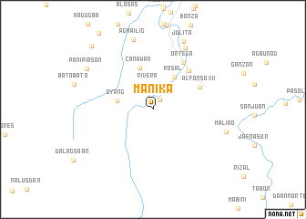 map of Manika