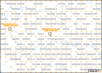 map of Mānikdi