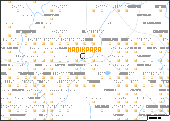 map of Mānikpāra