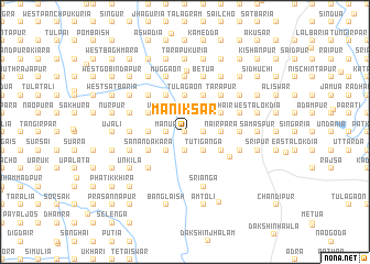 map of Māniksār
