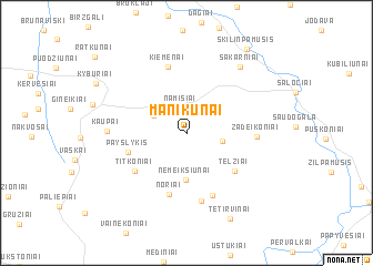 map of Manikūnai