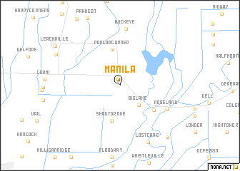 map of Manila