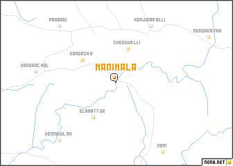 map of Manimala