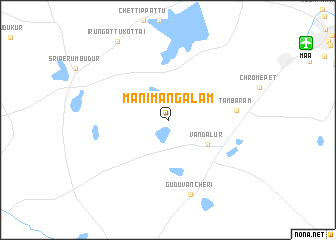 map of Manimangalam
