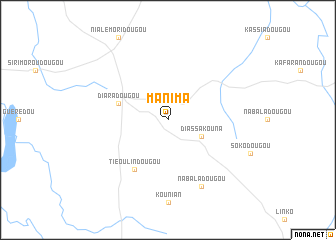 map of Manima