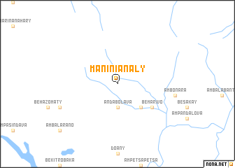 map of Maninianaly