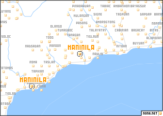 map of Maninila