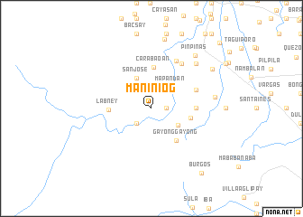 map of Maniniog