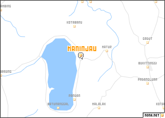 map of Maninjau