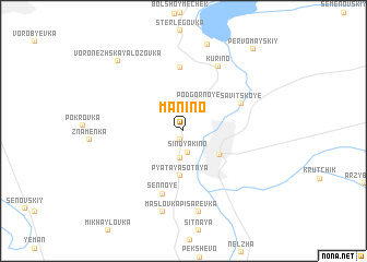 map of Manino