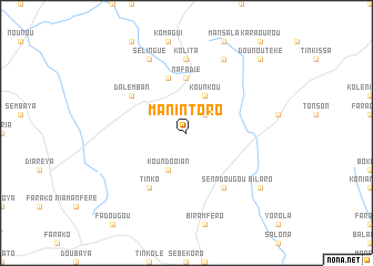 map of Manintoro