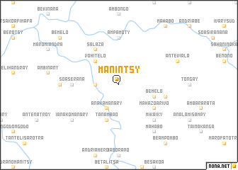 map of Manintsy