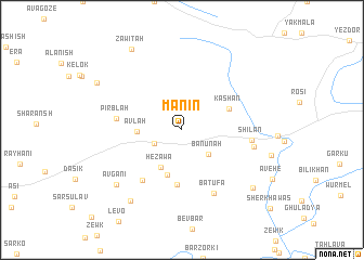 map of Manīn