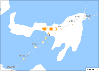 map of Maniolo