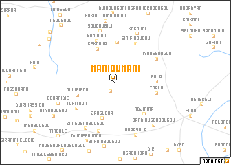 map of Manioumani