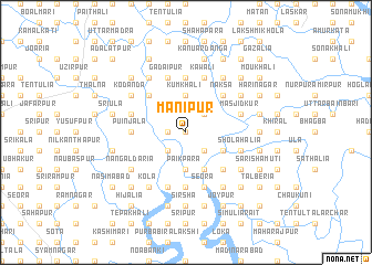 map of Manipur