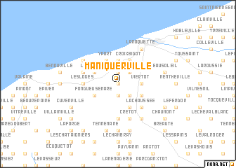 map of Maniquerville