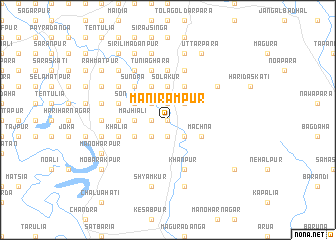 map of Manirāmpur