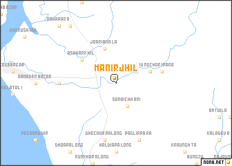 map of Manīrjhīl