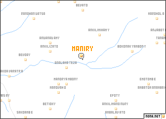 map of Maniry