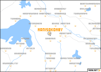 map of Manisakomby