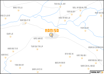 map of Manisa