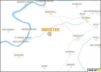 map of Manistee