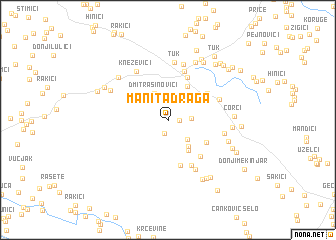 map of Manita Draga