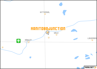 map of Manitoba Junction