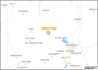 map of Manitou