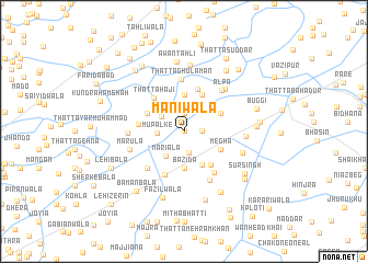 map of Maniwāla